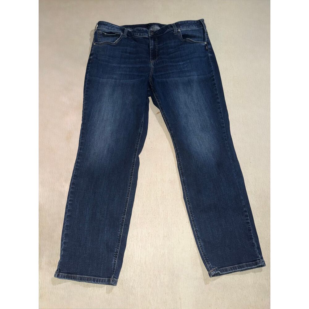 Silver jeans Co women’s Avery straight blue jeans - Picture 12 of 16